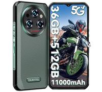 OUKITEL WP35 PRO Rugged Smartphone 5G - 512GB ROM, 11000mAh Battery, 2.4K 6.6’’ FHD+ Display, 64MP+32MP Camera, Night Vision, 14.9mm Slim, Dual SIM Phone unlocked, Fingerprint, NFC - Green