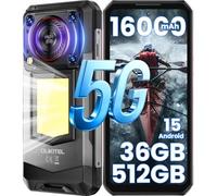 OUKITEL WP56 Rugged Smartphone 5G - Android 15 Phone, 36GB +512GB/2TB, 16000mAh Rugged Phones, Ultra-Bright Camping Light, 108MP Camera, 120Hz 6.8", 5G Smartphones Waterproof, NFC/GPS/OTG, 2025