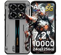 OUKITEL WP60 Rugged Smartphone 5G, 7.2" 120HZ Display, 24GB RAM+256GB ROM/TF 2TB, 10000mAh/33W Mobile Phone, 108MP Camera, IP68/IP69K Waterproof Phone, NFC/OTG/GPS, 5G Dual SIM Android 15 Phones