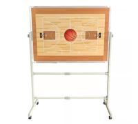 OUKMXSY Basketball Coach Magnetic Tactics Board, Double-Sided Magnetic Strategy Board, Magnetic Basketball Lineup Board, Comes with Magnets, Drywipe Marker and Eraser