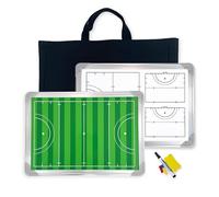 OUKMXSY Hockey Clipboard for Coaches, Dry Erase Double Sided Hockey Whiteboard, Hockey Tactic Board, Double-Sided Coaching Board, Dry Erase Board, Hockey Accessories