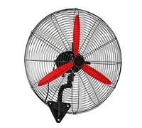 OUKMXSY Industrial Wall Mounted Fans,Electric Cooling Wall Fan 3 - Speed Settings,Tilting Oscillating Rotating Fan with Powerful Blade,for Hotel family enterprise (Copper 68cm)