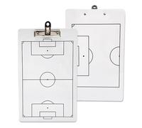 OUKMXSY Soccer Coaches Clipboard, White Double-Sided Dry Erase Coach Clipboard, Soccer Whiteboard for Coaches, Lineup White Board, Football Board, PVC Material