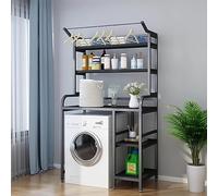 OUKMXSY Washer Rack,Washing Machine Shelf, Storage Rack Above Washing Machine, 3 Tier Laundry Room Rack, Utility Bathroom Organization Space