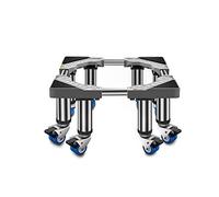 OUKMXSY Washing Machine Stand Base Movable Fridge Trolley with 8 Locking Wheels Washer Pedestals & Frames Universal Appliance Rack Adjustable Width 36-55cm Stent