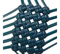 OUKMXSY Wicker Repair Kit, Wicker Repair Supplies, Rattan Repair Kit Cane Webbing for Acapulco Chairs(Blue), 5mm
