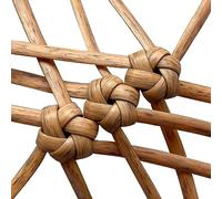 OUKMXSY Wicker Repair Kit, Wicker Repair Supplies, Rattan Repair Kit Cane Webbing for Acapulco Chairs(Yellow)