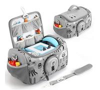 OUKNAK Carrying Case for Toniebox Starter Set, Storage Carrier Bag for Toniebox 2 Audio Player Carrying Box for Toniebox Accessories Travel Carrying Bag for Toniebox (Gray)