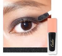 Oulac Black Liquid Eyeshadow - Halloween Eyeshadow| Long-Wearing Smudge-Resistant Formula | For Evening & Special Occasion Makeup, Vegan, Obsidian Flow (SA10)