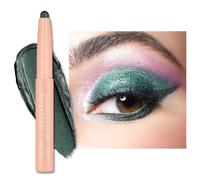 Oulac Dark Green Eyeshadow Stick - Twist-Up Creamy Crayon, Waterproof Long Lasting Eye Makeup, Vegan & Cruelty-Free Eye Makeup, 1.25g, 16 So Jade