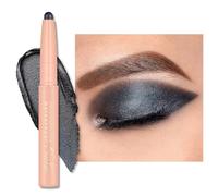 Oulac Dark Grey Eyeshadow Stick - Twist-Up Waterproof Crayon, Long Lasting Creamy Blendable Texture, Vegan & Cruelty-Free, 1.25g, 06 Text Me Black