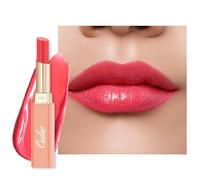 OULAC Lipstick Coral Pink with Long-Lasting Moisturiser, Creamy Light Texture for Smooth Lips, Juicier and Shiny, Easy to Apply & Non-Adhesive, Vegan 11