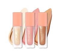 Oulac Liquid Eyeshadow Satin Finish - Multi-Use Eyeshadow Primer & Liquid Blush | Blendable Smooth Eye Make-up, Crease-Resistant, Non-Greasy, Vegan, Cruelty-Free (SA01/SA02/SA04)