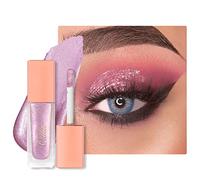 Oulac Liquid Glitter Eyeshadow - Metallic Purple Eyeshadow & Eyeliner with Fine Sparkle, Blendable Sparkly Eye Make-up, Crease Resisatnt, Non-Greasy, Vegan, 6.8g, Jump!! (08)