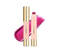 Oulac Magenta Lipstick - Lipstain and Blush Duo, Tinted Lip Balm, Moisturising and Nourishing, Glossy Finish, Vegan, Blackcurrant Jelly(05)
