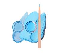 OULAC Matte Blue Eye Liner Pencils & Eyeshadow Set, Waterproof, Smudge-proof Retractable Eyeliner Lasts 24H +, Highly Pigmented and Smooth, Long-lasting Formula, Vegan