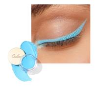 Oulac Matte Eye Shadow Blue | Eyeliner & Eyeshadow Primer Fine Texture Up to 12 Hours+ Wear | Waterproof Matte Finish | Daily Eye Makeup | Vegan | 06g (CM09) Wonder