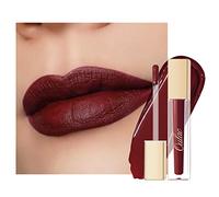 Oulac Matte Liquid Dark Red Lipstick for Women, Long Lasting Lip Stain, Waterproof Highly Pigmented Creamy Formula Lipstick with Vitamin E, Vegan, 4.5ml (M18)
