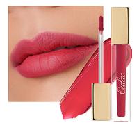 Oulac Matte Liquid Lipstick for Women, Red Highly Pigmented Creamy Matte Lip Gloss,Rich Colour Formula with Vitamin E & Rose Oil, Waterproof, Long Lasting,Vegan (M08)