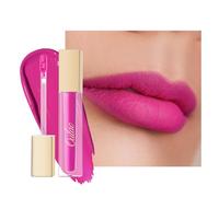 Oulac Matte Liquid Pink Lipstick for Women, Hot Pink Lip Stain Waterproof & Long Lasting Lip Tint with Vitamin E & Rose Oil High Pigment Lip Colour, Vegan M06