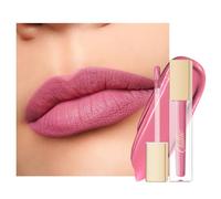 Oulac Matte Liquid Pink Lipstick for Women, Light pink lipstick Pink Long lasting Lip Stain, Waterproof Highly Pigmented Creamy Formula Lipstick with Vitamin E, Vegan, 4.5ml (M25)
