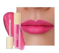 Oulac Matte Liquid Pink Lipstick for Women - Lip Stain Waterproof & Long Lasting Lip Tint with Vitamin E & Rose Oil High Pigment Color, Vegan Pink M09
