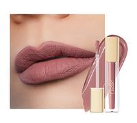 Oulac Matte Liquid Pink Lipstick for Women, Pink Nude Long Lasting Lip Stain, Waterproof Highly Pigmented Creamy Formula Lipstick with Vitamin E, Vegan, 4.5ml (M24)