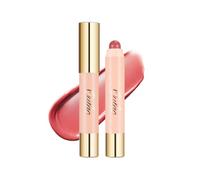 Oulac Pink Lipstick - Lipstain and Blush Duo, Tinted Lip Balm, Moisturising and Nourishing, Glossy Finish, Vegan, Fruit Surge(02)