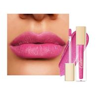 Oulac PInk Matte Lipstick for Women, Glitter Liquid Lip Stick with Sequin, Long Lasting Lip Stain, High Impact Lipcolor, Waterproof Lightweight Soft, Vegan & Cruelty-Free MS08