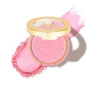 Oulac Pink Satin Cream Blusher, Hydrating & Moisturizing Blush, Long-Lasting Blushers for Cheeks Make up, Fade and Transfer Resistant, Vegan & Cruelty-Free, ST07 Pink Poppy