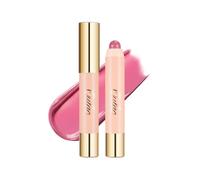 Oulac Pinky Rose Lipstick - Lipstain and Blush Duo, Tinted Lip Balm, Moisturising and Nourishing, Glossy Finish, Vegan, Rose Tea(06)