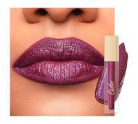 Oulac Purple Matte Lipstick for Women, Glitter Liquid Lip Stick with Sequin Long Lasting Lip Stain, High Impact Lipcolor, Waterproof Lightweight Soft, Vegan & Cruelty-Free MS05
