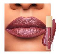 Oulac Red Brown Matte Lipstick for Women, Glitter Liquid Lip Stick with Sequin, Long Lasting Lip Stain, High Impact Lipcolor, Waterproof Lightweight Soft, Vegan & Cruelty-Free MS07