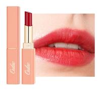 Oulac Red Lipstick for Christmas - Moisture Shine Ruby Lipstick for Dry Lips, Medium Coverage Lip Colour | Juicy Look, Glossy Finish, Vegan, Cruelty-Free, Ruby Glow (29)