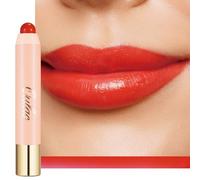 Oulac Red Lipstick - Lipstain and Blush Duo, Tinted Lip Balm, Moisturising and Nourishing, Glossy Finish, Vegan, Bloom Bloom(03)