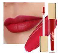 Oulac Red Matte Lipstick for Women, Red High Impact Lipcolor, Matte Liquid Lip Gloss,Long Lasting Lipstick Waterproof Formula with Vitamin E & Rose Oil, Vegan M02