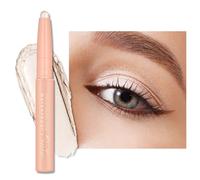 Oulac Twist-Up Shimmer Eyeshadow Stick - Waterproof Creamy Blendable Texture, Vegan & Cruelty-Free Eye Makeup, 1.25g, 01Vanilla