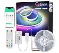 OULARA RGB Smart IC COB LED Strip Colour Changing Flexible LED Strip Light 6M WS2811 Addressable RGB Lights with APP Control/Music Mode,Work with Alexa/Google for Party Home DIY Lighting Projects