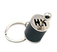 Oulensy Creative Auto Part Model Gear Box Metal Keychain Manual Transmission Shift Lever Keyring Black