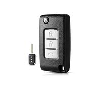 Oulesh key shell for Mitsubishi Eclipse Cross GK1W/2W/9W 2017-2020, 2/3 Buttons Modified Remote Car Key Shell 3BTN Modified key