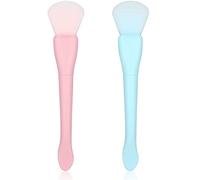 Ouligay 2Pcs Silicone Face Mask Applicator Face Brush Soft Silicone Facial Applicator Brushes Beauty Tool for Applying Mud Body Lotion Mixed Mask