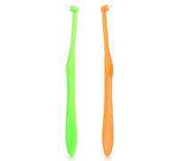 Ouligay 2Pcs Tuft Toothbrush Single Tufted Brush Interspace Toothbrushes Soft Trim Toothbrush Interdental Brushes for Detail Cleaning
