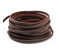 Ouligay 3mm 5.5 Yard Thin Leather Cord for Jewelry Making leather Strips 5 Meter Flat Leathers String for DIY Crafts Necklace Bracelet Braided Leathers Shoe Laces for Boots Shoelaces