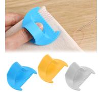 Ouligay 3PCS Edge Stitch Lock and Sewing Gauge Adjustable Seam Guide for Sewing Machine Multifunctional Thumb Guide Ruler for Precise Hemming DIY Edge Even Stitching Lock Kit Quilting