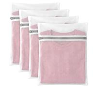 Ouligay 4 Pack Small Mesh Laundry Bags for Delicates 25x30cm Mini Lingerie Bags for Washing Delicates Small Mesh Wash Bag Bra Washing Bag for Delicate, Lingerie, Bra, Socks, Intimates and Underwear