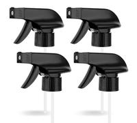 Ouligay 4Pcs Spray Bottle Replacement Trigger Sprayer Head Round Bottle Nozzle Heavy Duty Plastic Mist Spray for Garden Cleaning Kitchen Home Office