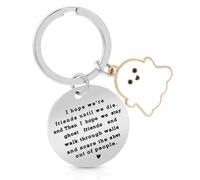 Ouligay Best Friend Birthday Gifts for Women Funny Friendship Keyring Bestfriend Birthday Gifts for Friend Female Bff Bestie Long Distance Friendship Halloween Leaving Going Away Goodbye Presents