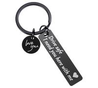 Ouligay Drive Safe Keyring for Him Boyfriend Birthday Gifts Valentine's Day Gift For Him Husband Fiance Men Boyfriend Bf Romantic I Love You Presents Husband Gifts From Wife