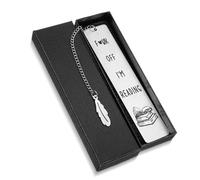 Ouligay Funny Metal Bookmark for Women Book Lover Graduation Book Marks for Reading Bestfriend Birthday Gift for Friend Female Colleagues Teacher Retirement Her Girlfriend Bestie