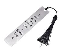 Ouligay Funny Metal Bookmark for Women Book Marks Accessories for Reading Book Lover Gifts Cute Fun Friendship Gifts for Best Friend Teacher Graduation Birthday Bookish Bestie Readers Her Bookworm